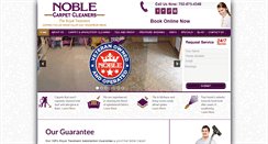 Desktop Screenshot of noblecarpetcleanerslv.com