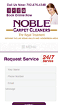 Mobile Screenshot of noblecarpetcleanerslv.com
